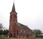 Nativity of Mary, Blessed Virgin Catholic Church in High Hill, Texas, United States.